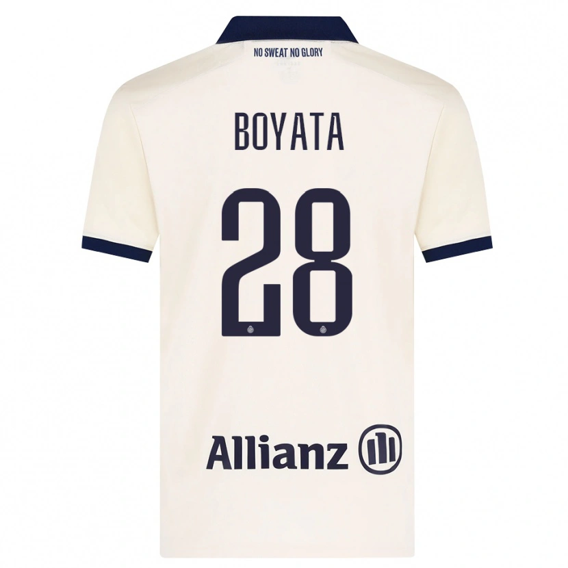 Danxen Herren Dedryck Boyata #28 Beige Schwarz Auswärtstrikot Trikot 2026/27 T-Shirt Österreich