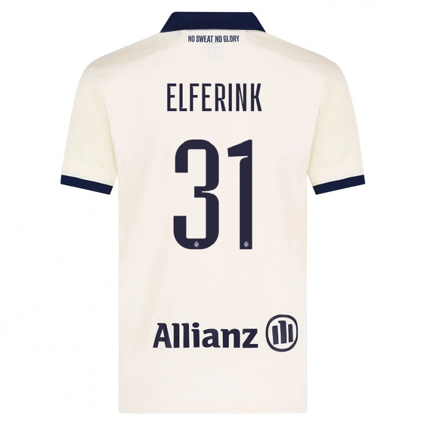 Danxen Herren Marie Elferink #31 Beige Schwarz Auswärtstrikot Trikot 2026/27 T-Shirt Österreich