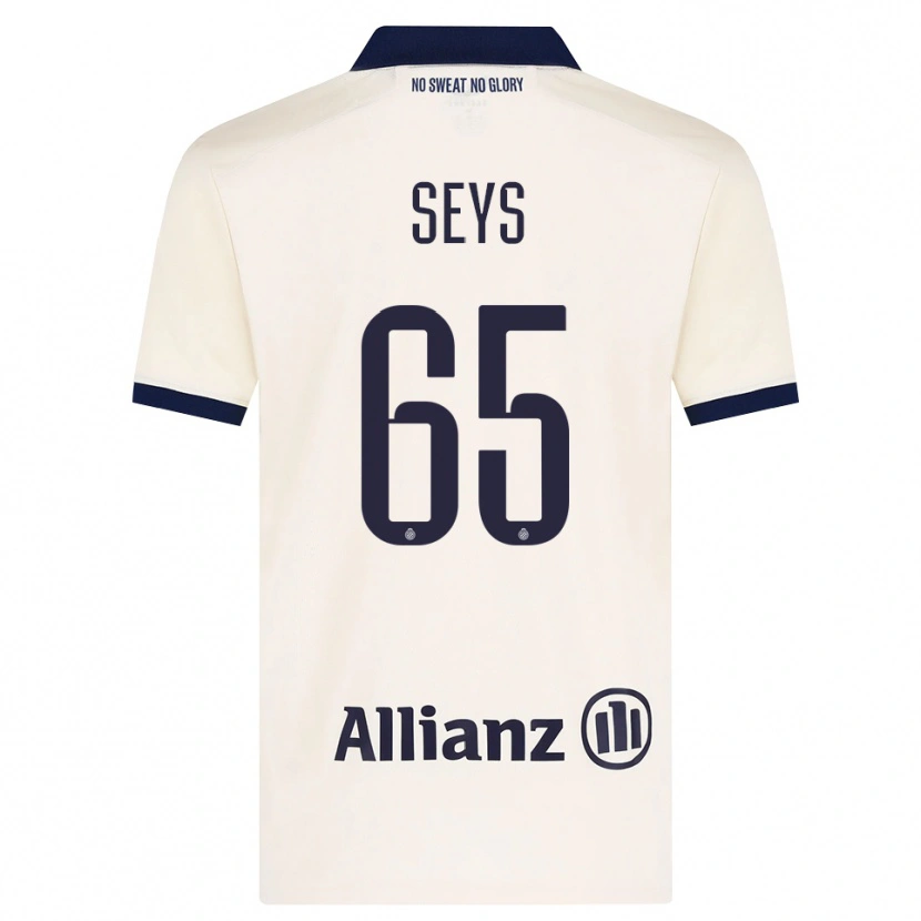 Danxen Herren Joaquin Seys #65 Beige Schwarz Auswärtstrikot Trikot 2026/27 T-Shirt Österreich