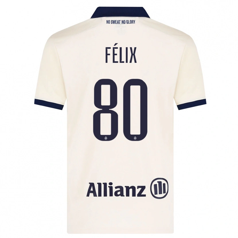 Danxen Herren Félix Lemaréchal #80 Beige Schwarz Auswärtstrikot Trikot 2026/27 T-Shirt Österreich