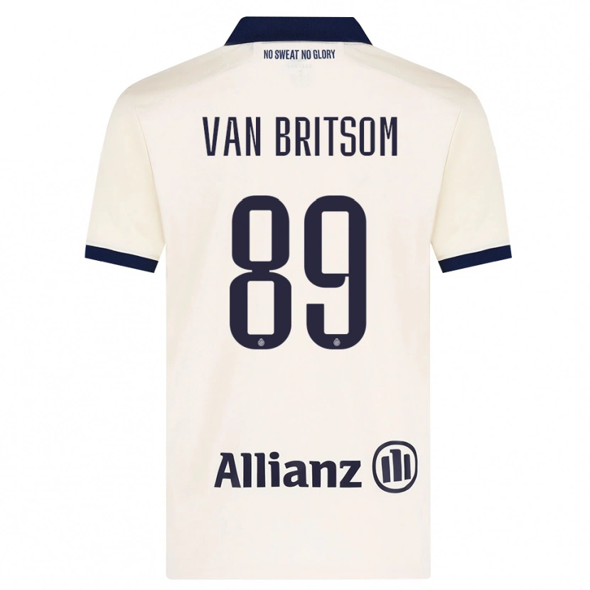 Danxen Herren Jakke Van Britsom #89 Beige Schwarz Auswärtstrikot Trikot 2026/27 T-Shirt Österreich