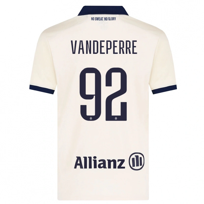 Danxen Herren Alexander Vandeperre #92 Beige Schwarz Auswärtstrikot Trikot 2026/27 T-Shirt Österreich