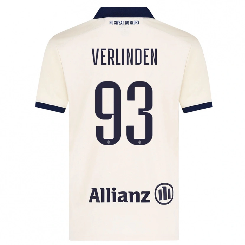 Danxen Herren Wout Verlinden #93 Beige Schwarz Auswärtstrikot Trikot 2026/27 T-Shirt Österreich