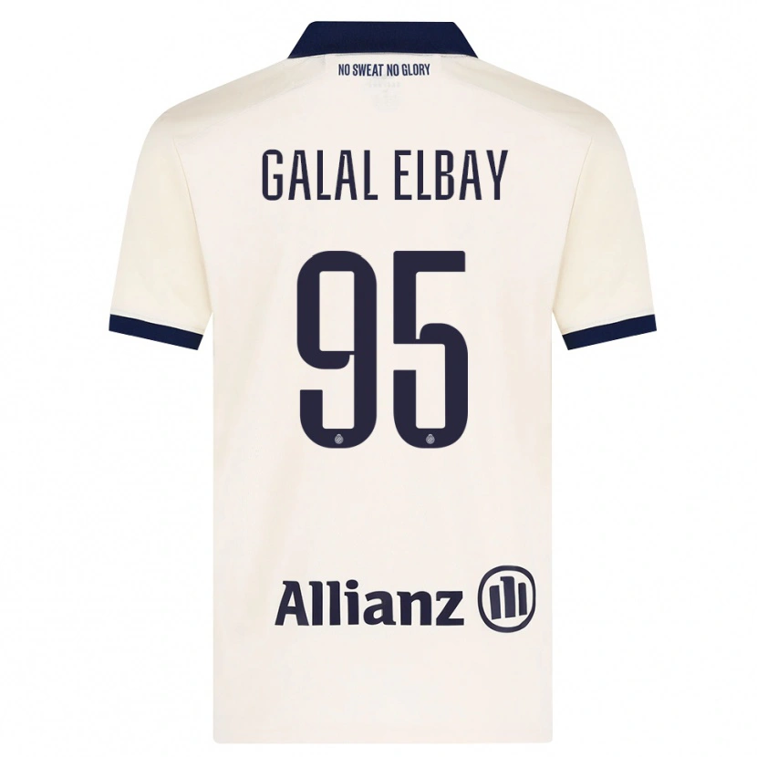 Danxen Herren Mohamed Galal Elbay #95 Beige Schwarz Auswärtstrikot Trikot 2026/27 T-Shirt Österreich