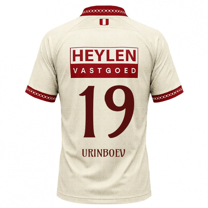 Danxen Herren Mukhammadali Urinboev #19 Beige Rot Auswärtstrikot Trikot 2026/27 T-Shirt Österreich