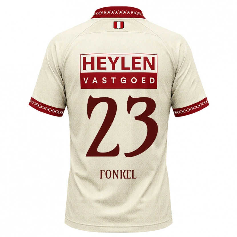 Danxen Herren Djuswhen Fonkel #23 Beige Rot Auswärtstrikot Trikot 2026/27 T-Shirt Österreich