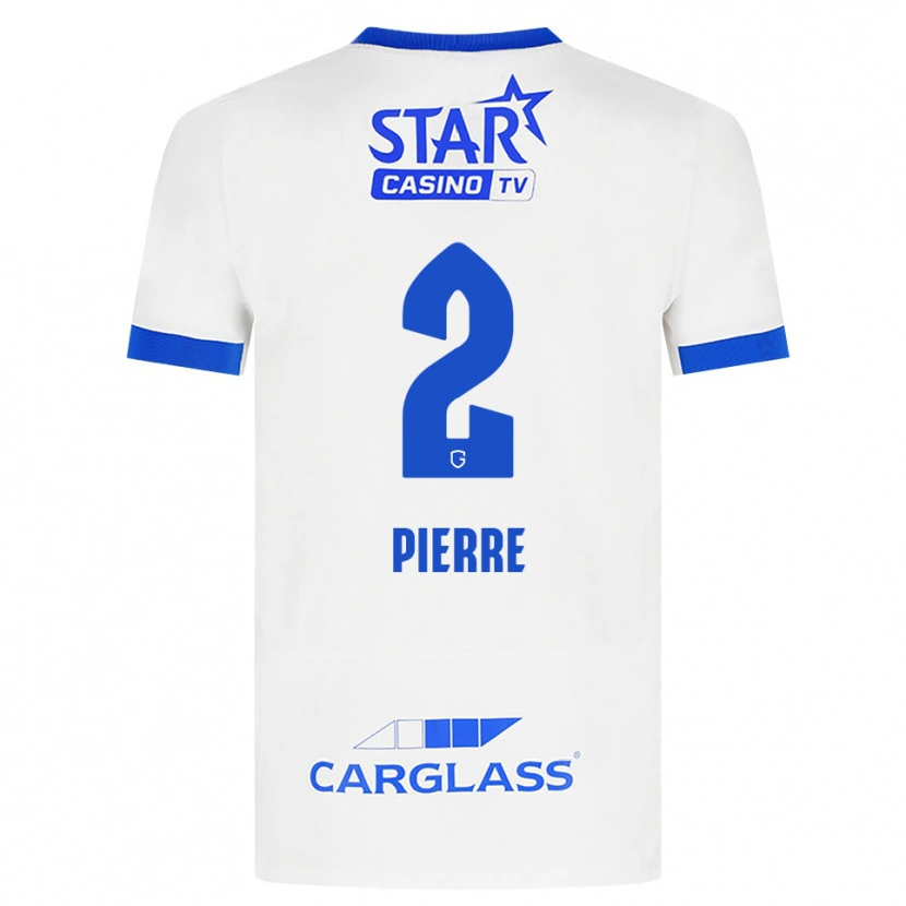 Danxen Herren Kayden Pierre #2 Weiß Blau Auswärtstrikot Trikot 2026/27 T-Shirt Österreich