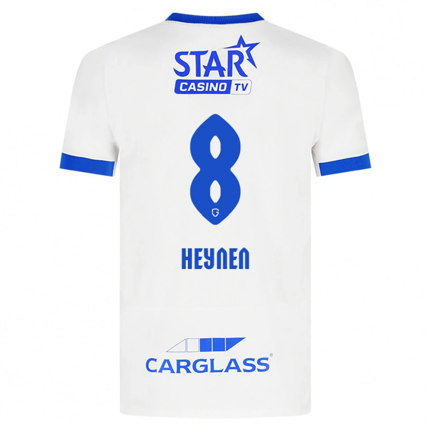 Danxen Herren Bryan Heynen #8 Weiß Blau Auswärtstrikot Trikot 2026/27 T-Shirt Österreich