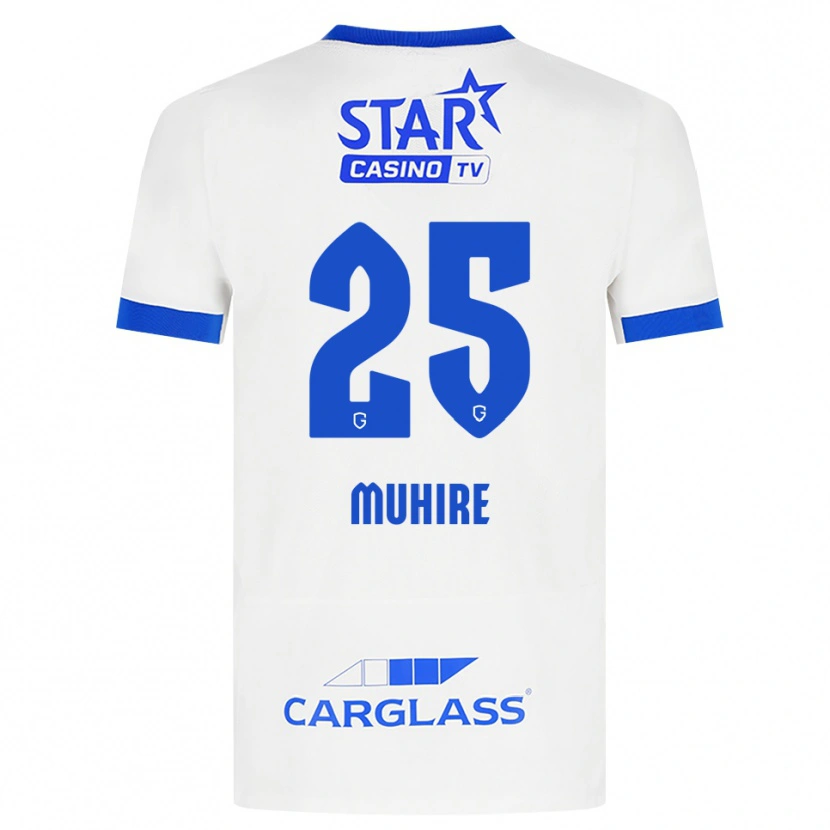 Danxen Herren Ian-Confiance Muhire #25 Weiß Blau Auswärtstrikot Trikot 2026/27 T-Shirt Österreich