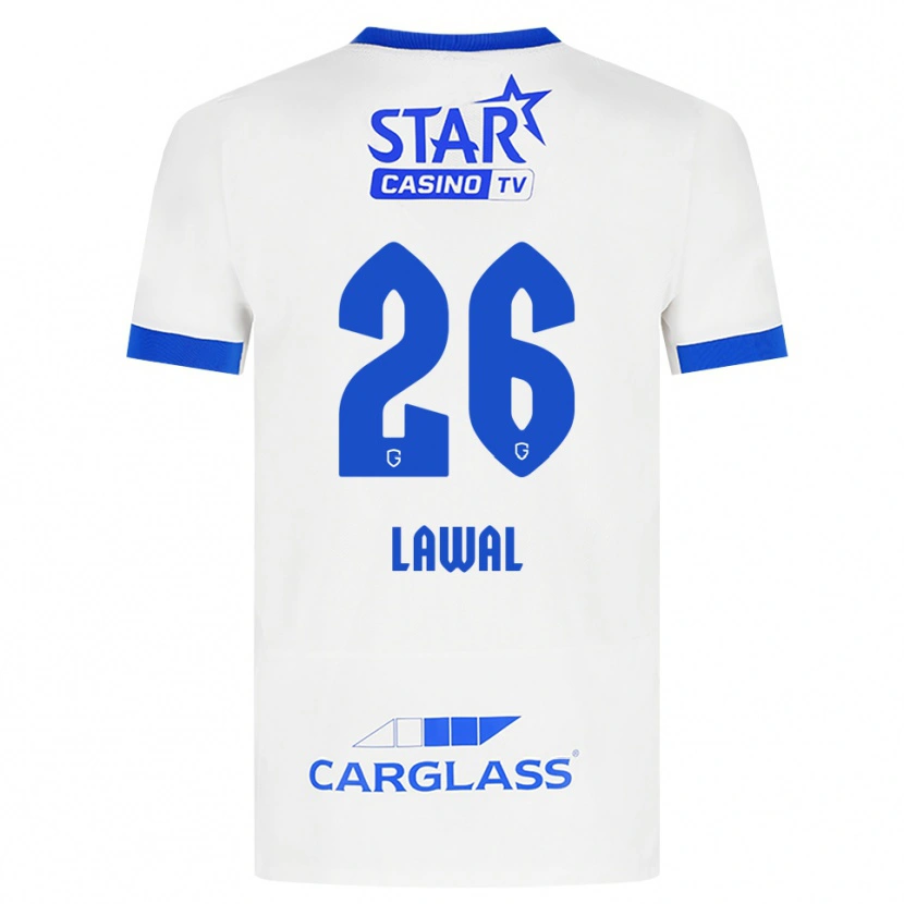 Danxen Herren Tobias Lawal #26 Weiß Blau Auswärtstrikot Trikot 2026/27 T-Shirt Österreich