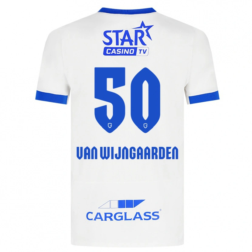 Danxen Herren Maren Van Wijngaarden #50 Weiß Blau Auswärtstrikot Trikot 2026/27 T-Shirt Österreich