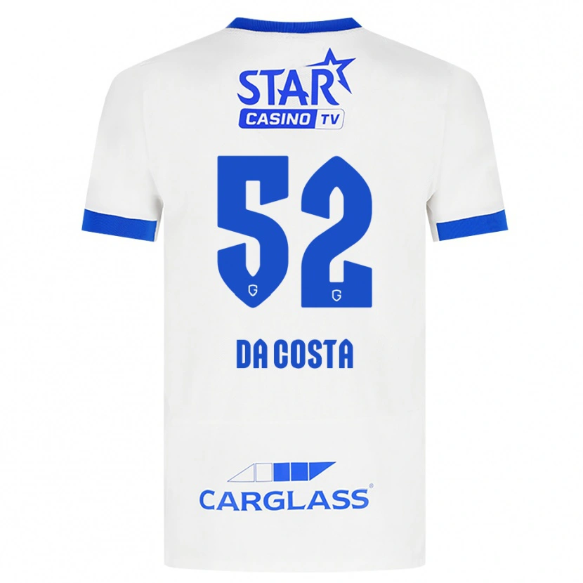 Danxen Herren Wilson Da Costa #52 Weiß Blau Auswärtstrikot Trikot 2026/27 T-Shirt Österreich