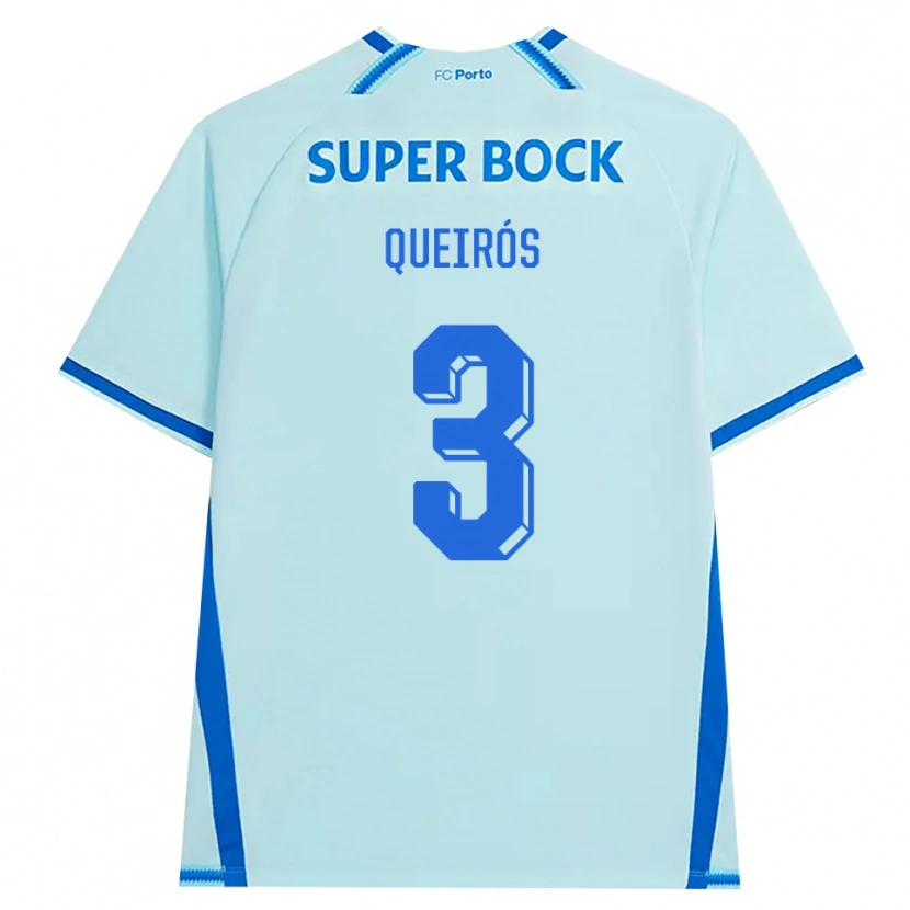Danxen Herren Mariana Queirós #3 Hellcyan Blau Ausweichtrikot Trikot 2026/27 T-Shirt Österreich