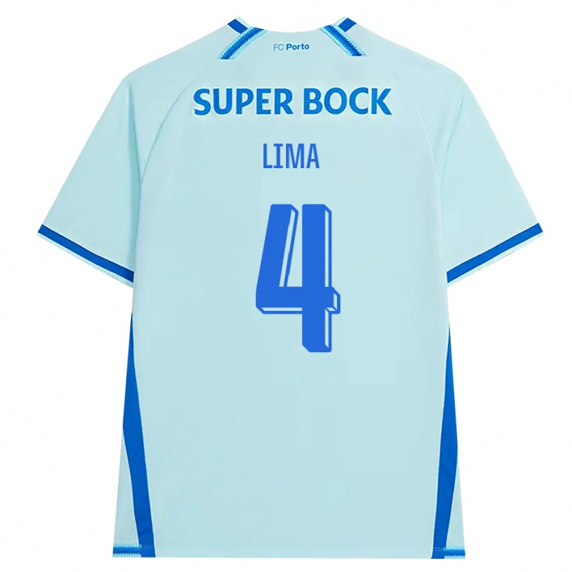 Danxen Herren Karoline Lima #4 Hellcyan Blau Ausweichtrikot Trikot 2026/27 T-Shirt Österreich