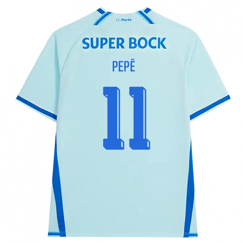 Danxen Herren Pepê #11 Hellcyan Blau Ausweichtrikot Trikot 2026/27 T-Shirt Österreich