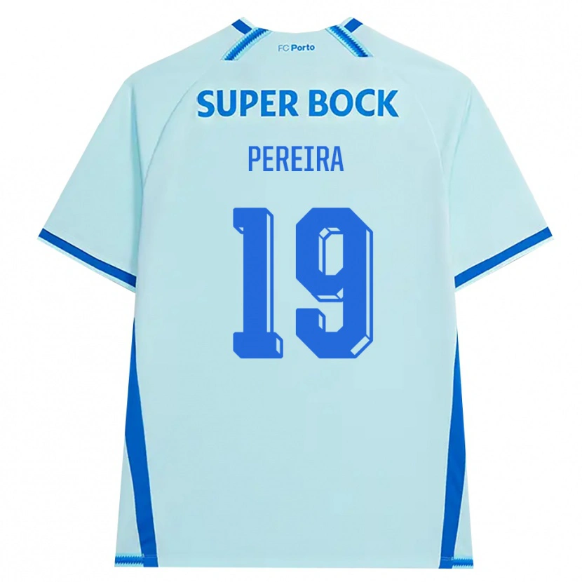 Danxen Herren João Pereira #19 Hellcyan Blau Ausweichtrikot Trikot 2026/27 T-Shirt Österreich