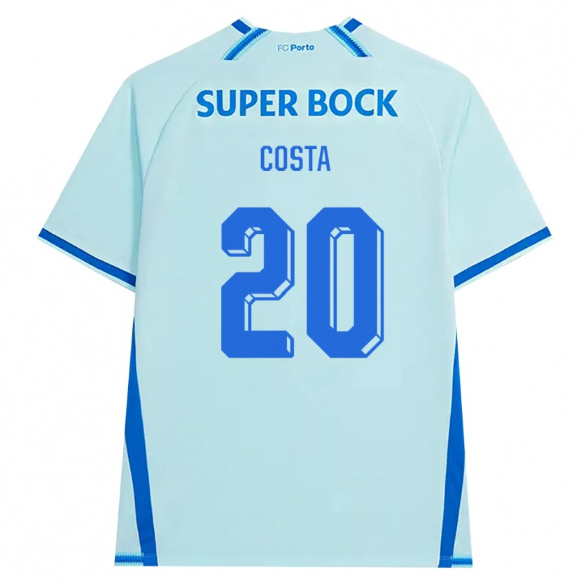 Danxen Herren Alberto Costa #20 Hellcyan Blau Ausweichtrikot Trikot 2026/27 T-Shirt Österreich