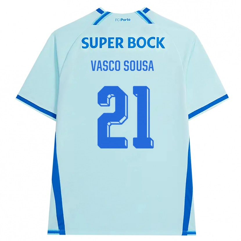Danxen Herren Vasco Sousa #21 Hellcyan Blau Ausweichtrikot Trikot 2026/27 T-Shirt Österreich