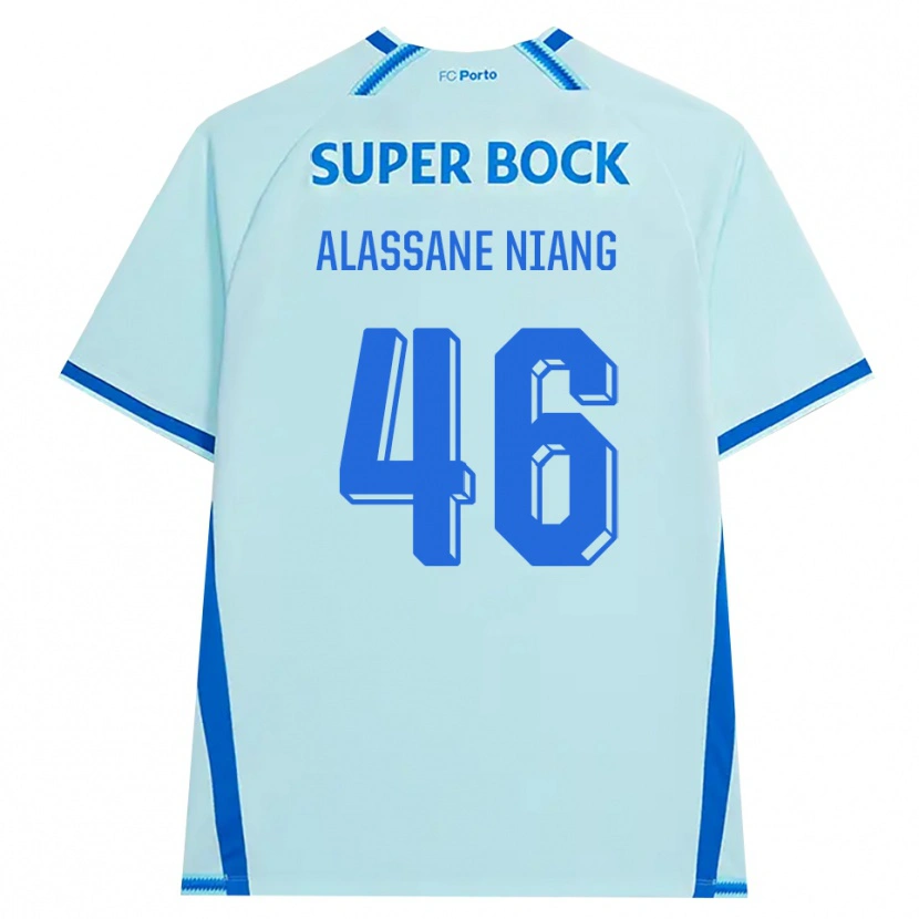 Danxen Herren Mame Alassane Niang #46 Hellcyan Blau Ausweichtrikot Trikot 2026/27 T-Shirt Österreich
