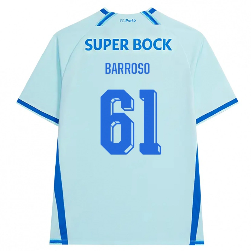 Danxen Herren Francisco Barroso #61 Hellcyan Blau Ausweichtrikot Trikot 2026/27 T-Shirt Österreich