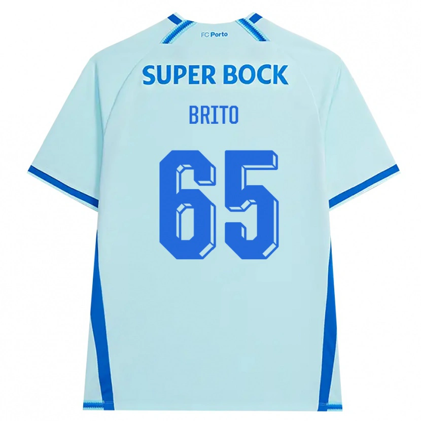 Danxen Herren João Brito #65 Hellcyan Blau Ausweichtrikot Trikot 2026/27 T-Shirt Österreich