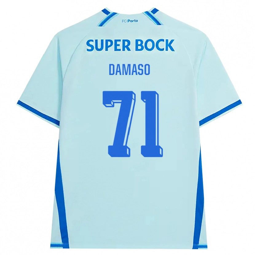 Danxen Herren Nico Damaso #71 Hellcyan Blau Ausweichtrikot Trikot 2026/27 T-Shirt Österreich
