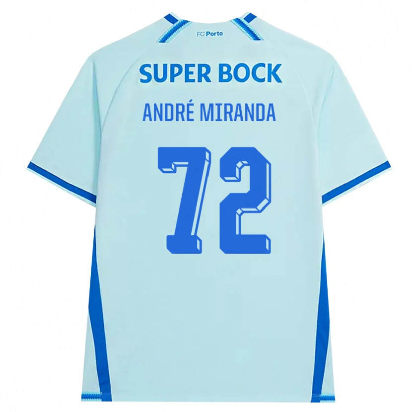 Danxen Herren André Miranda #72 Hellcyan Blau Ausweichtrikot Trikot 2026/27 T-Shirt Österreich