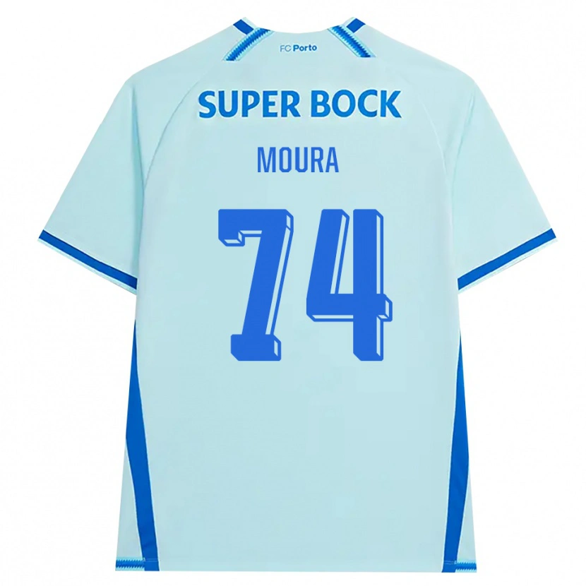 Danxen Herren Francisco Moura #74 Hellcyan Blau Ausweichtrikot Trikot 2026/27 T-Shirt Österreich