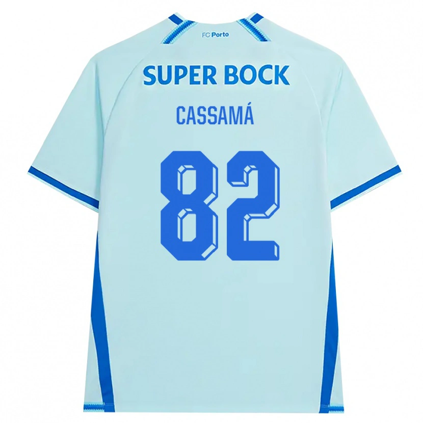 Danxen Herren Abdu Cassamá #82 Hellcyan Blau Ausweichtrikot Trikot 2026/27 T-Shirt Österreich