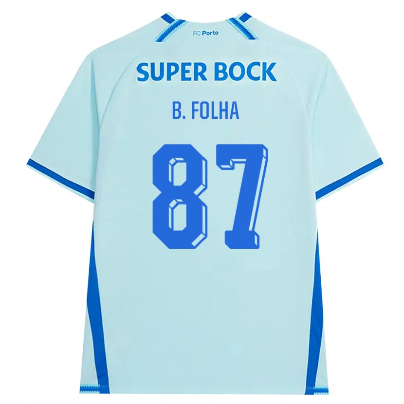 Danxen Herren Bernardo Folha #87 Hellcyan Blau Ausweichtrikot Trikot 2026/27 T-Shirt Österreich