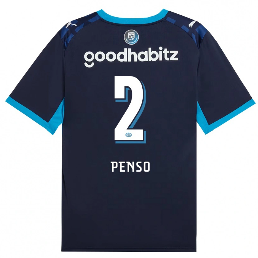 Danxen Herren Kyano Penso #2 Himmelblau Königlichblau Ausweichtrikot Trikot 2026/27 T-Shirt Österreich
