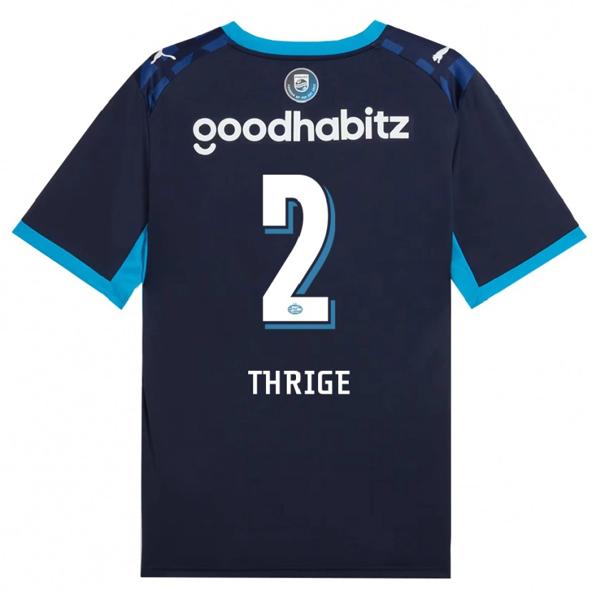 Danxen Herren Sara Thrige #2 Himmelblau Königlichblau Ausweichtrikot Trikot 2026/27 T-Shirt Österreich