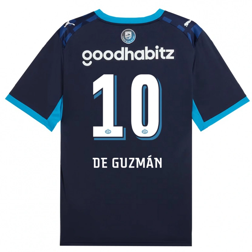Danxen Herren Jaden De Guzmán #10 Himmelblau Königlichblau Ausweichtrikot Trikot 2026/27 T-Shirt Österreich
