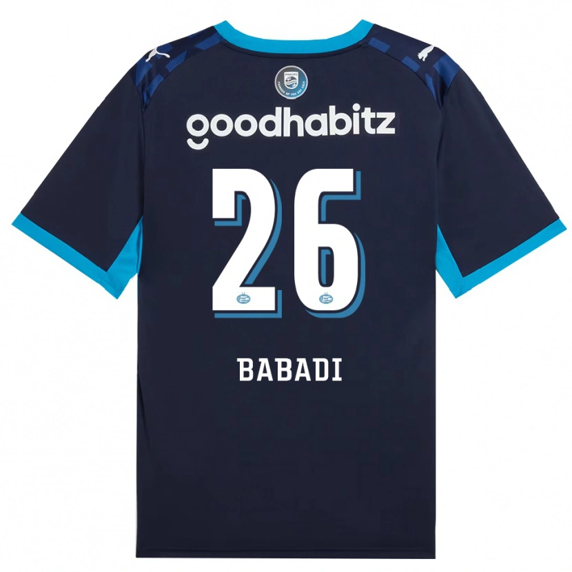 Danxen Herren Isaac Babadi #26 Himmelblau Königlichblau Ausweichtrikot Trikot 2026/27 T-Shirt Österreich