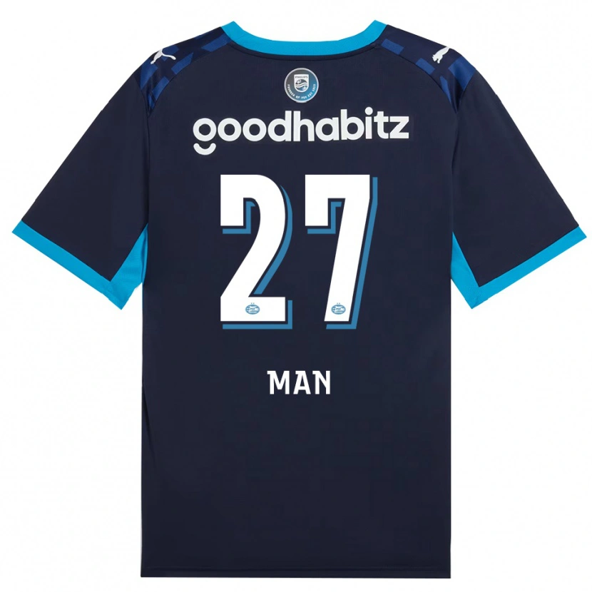 Danxen Herren Dennis Man #27 Himmelblau Königlichblau Ausweichtrikot Trikot 2026/27 T-Shirt Österreich