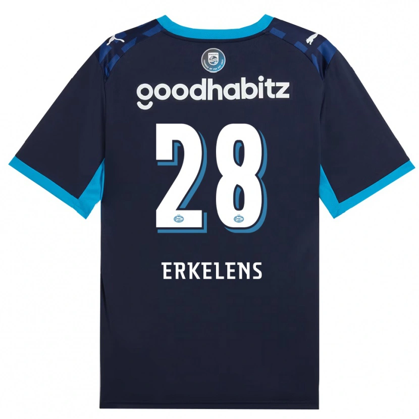 Danxen Herren Kwint Erkelens #28 Himmelblau Königlichblau Ausweichtrikot Trikot 2026/27 T-Shirt Österreich