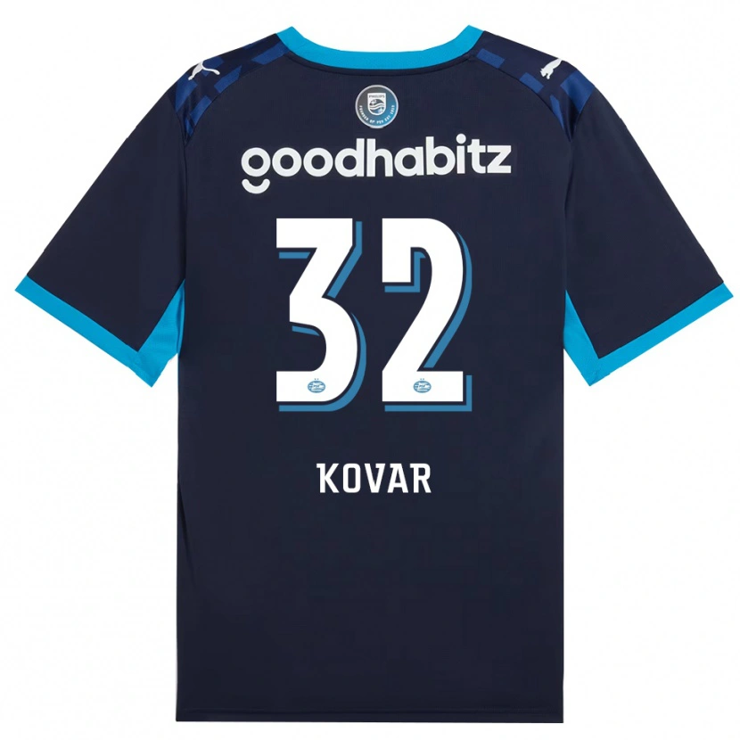 Danxen Herren Matej Kovar #32 Himmelblau Königlichblau Ausweichtrikot Trikot 2026/27 T-Shirt Österreich
