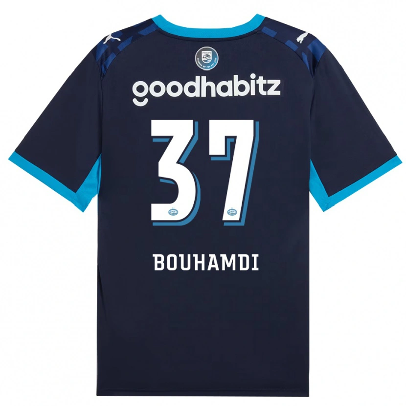 Danxen Herren Amir Bouhamdi #37 Himmelblau Königlichblau Ausweichtrikot Trikot 2026/27 T-Shirt Österreich