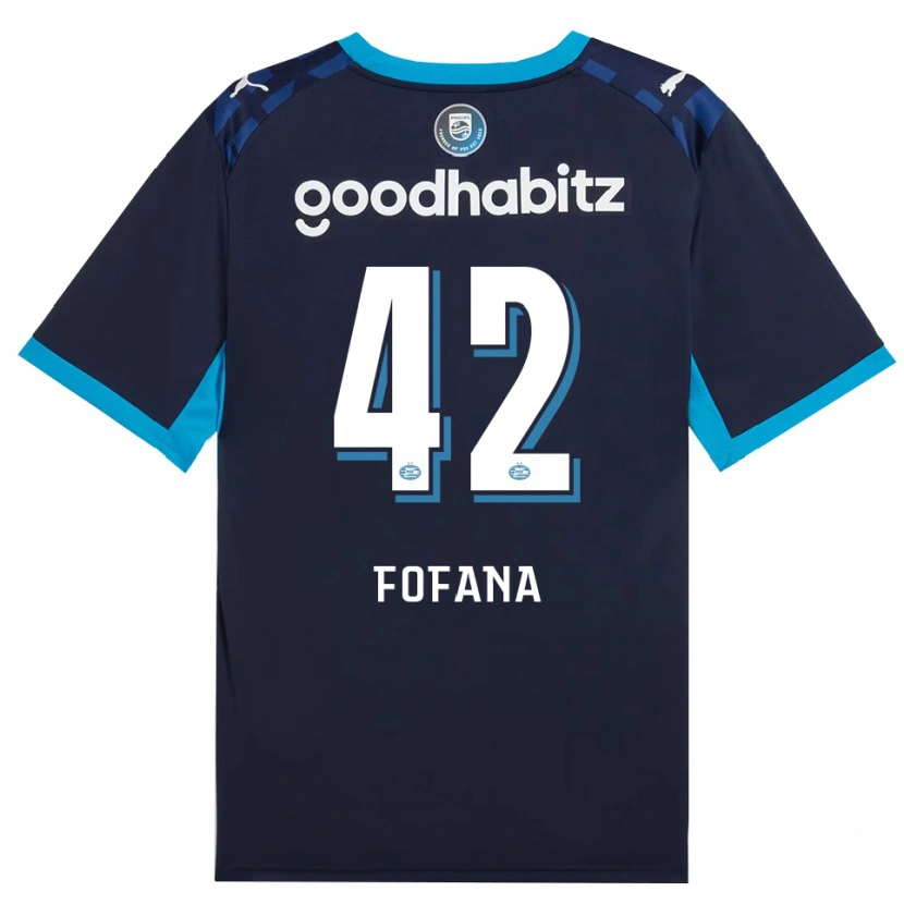 Danxen Herren Fode Fofana #42 Himmelblau Königlichblau Ausweichtrikot Trikot 2026/27 T-Shirt Österreich