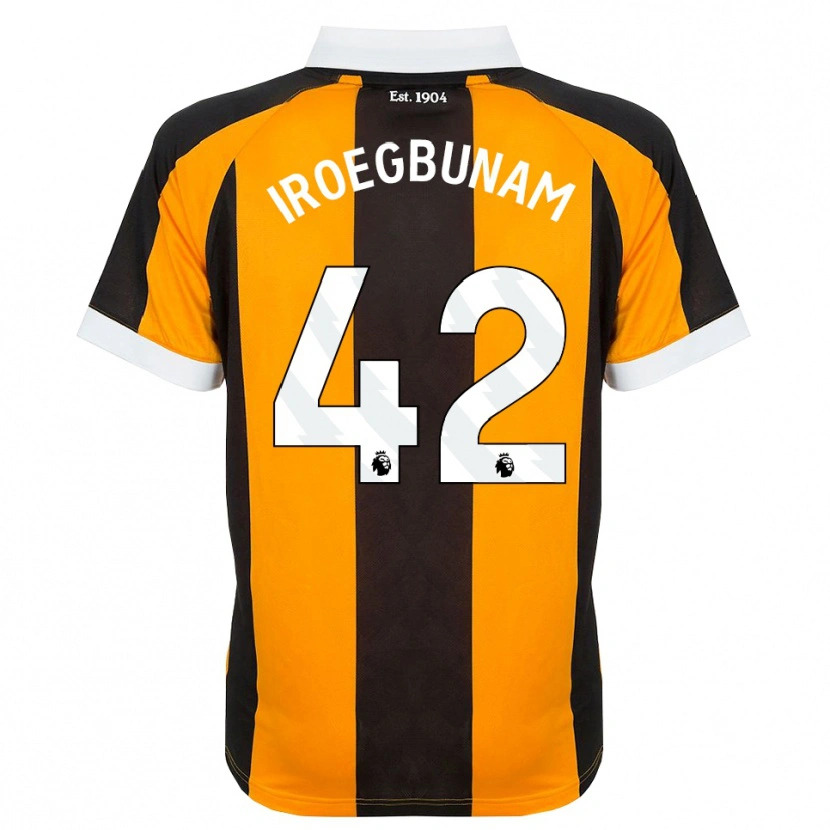 Danxen Herren Tim Iroegbunam #42 Orange Schwarz Weiß Heimtrikot Trikot 2026/27 T-Shirt Österreich