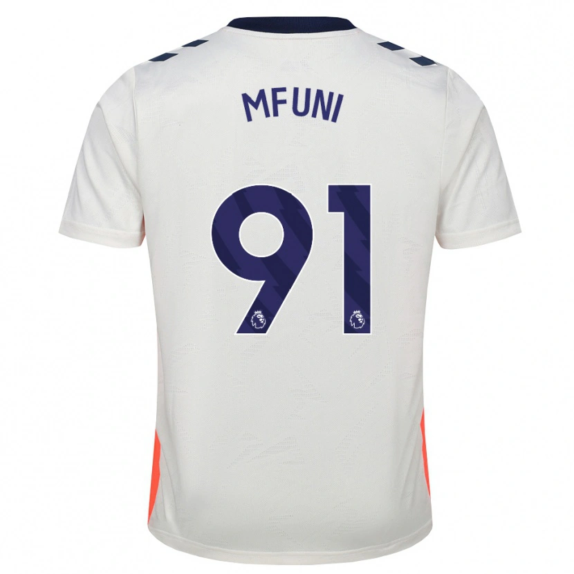 Danxen Herren Stephen Mfuni #91 Weiß Orange Königsblau Auswärtstrikot Trikot 2026/27 T-Shirt Österreich