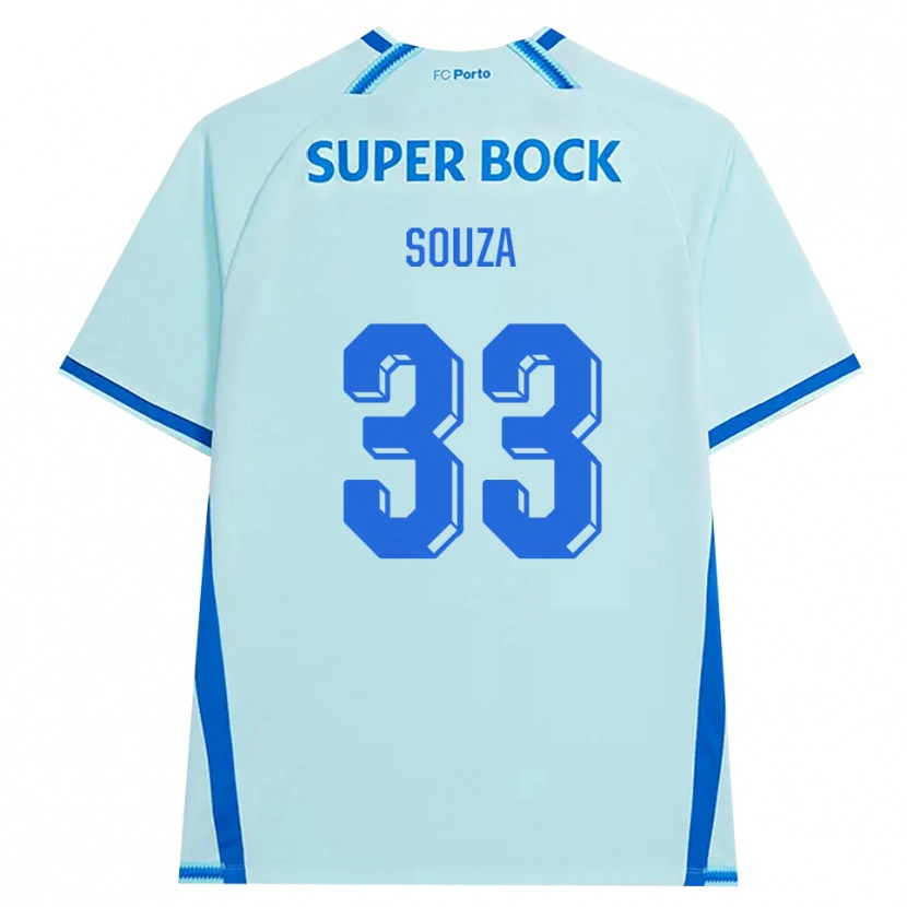 Danxen Herren João Victor De Souza Menezes #33 Hellcyan Blau Ausweichtrikot Trikot 2026/27 T-Shirt Österreich