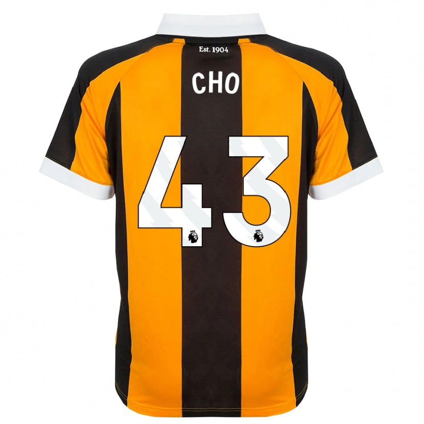 Danxen Herren Mohamed-Ali Cho #43 Orange Schwarz Weiß Heimtrikot Trikot 2026/27 T-Shirt Österreich