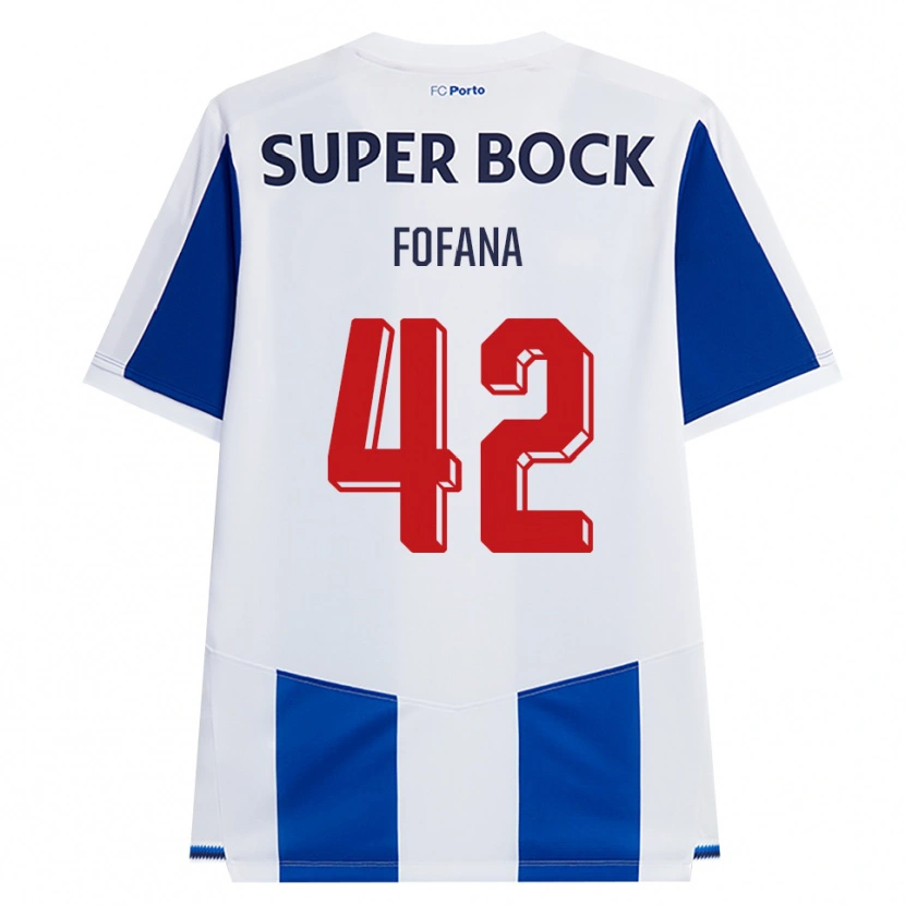 Danxen Herren Seko Fofana #42 Blau Weiß Rot Heimtrikot Trikot 2026/27 T-Shirt Österreich
