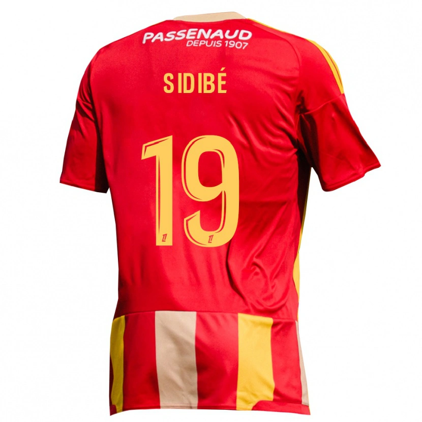 Danxen Herren Djibril Sidibé #19 Rot Gelb Grün Heimtrikot Trikot 2026/27 T-Shirt Österreich
