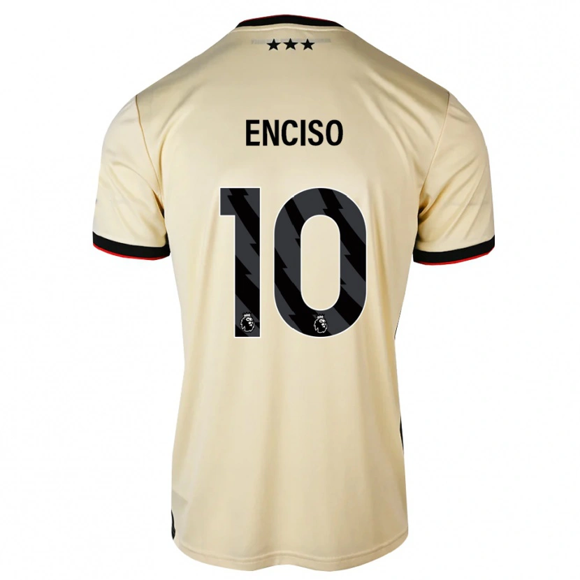 Danxen Herren Julio Enciso #10 Zitronen-Chiffon Schwarz Rot Auswärtstrikot Trikot 2026/27 T-Shirt Österreich