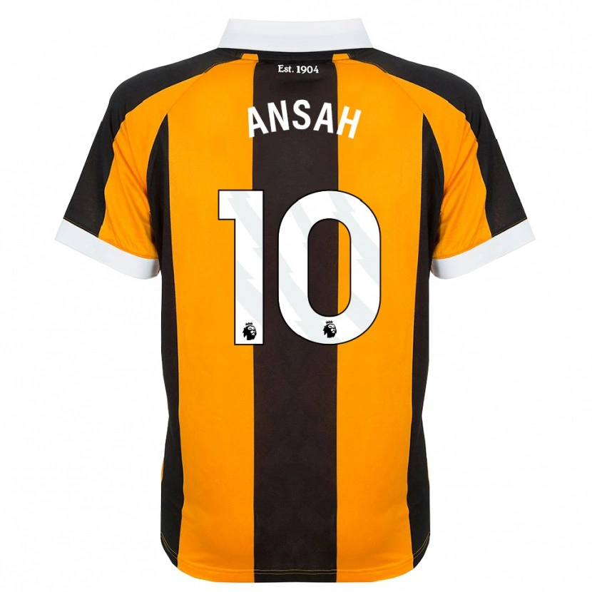 Danxen Herren Ilyas Ansah #10 Orange Schwarz Weiß Heimtrikot Trikot 2026/27 T-Shirt Österreich