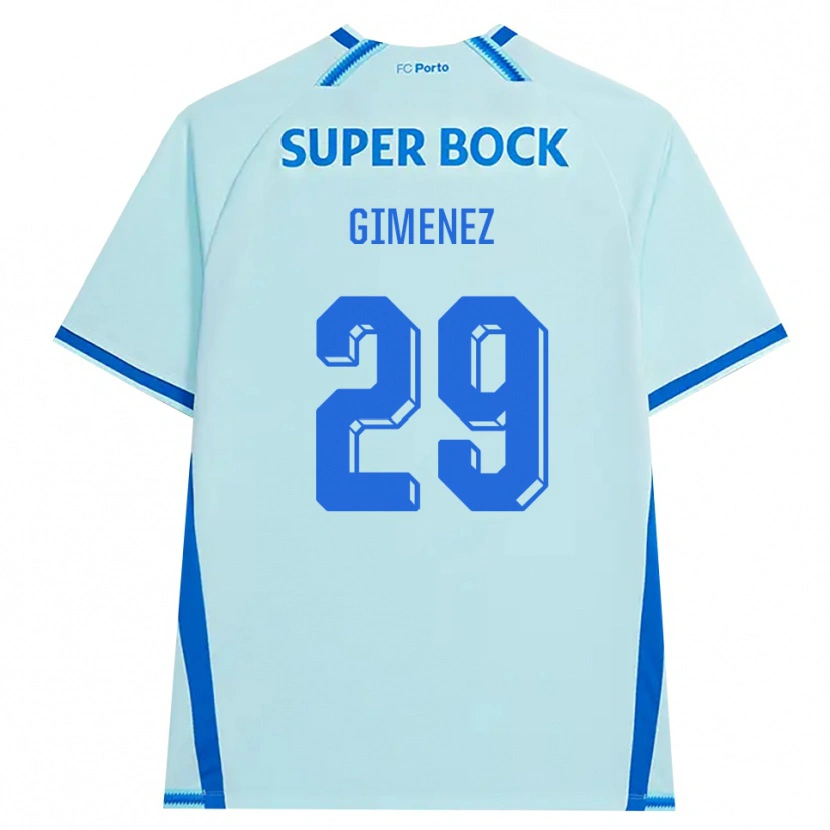 Danxen Herren Santiago Gimenez #29 Hellcyan Blau Ausweichtrikot Trikot 2026/27 T-Shirt Österreich