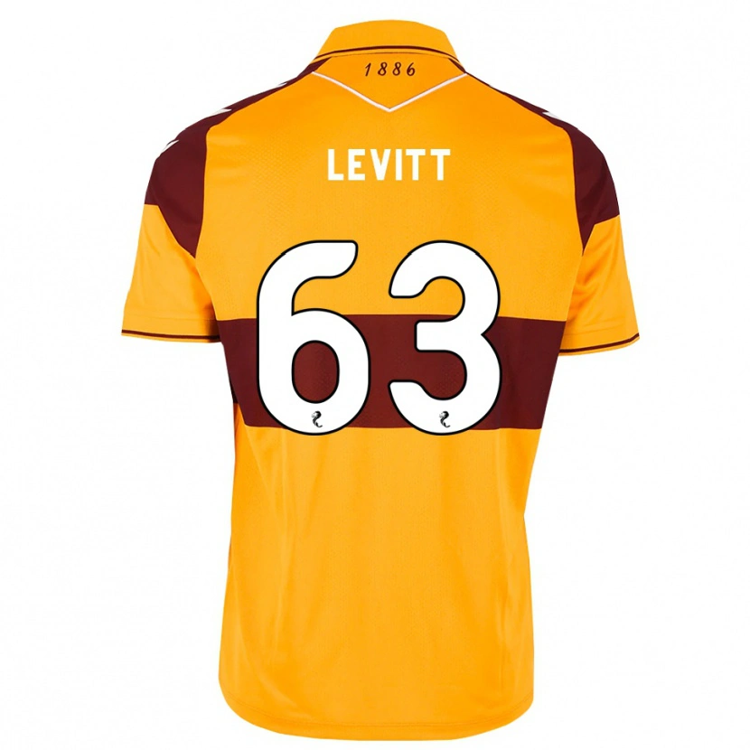 Danxen Herren Dylan Levitt #63 Maroon Orange Heimtrikot Trikot 2026/27 T-Shirt Österreich