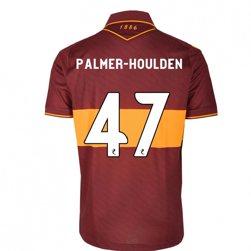 Danxen Herren Seb Palmer-Houlden #47 Orange Maroon Auswärtstrikot Trikot 2026/27 T-Shirt Österreich